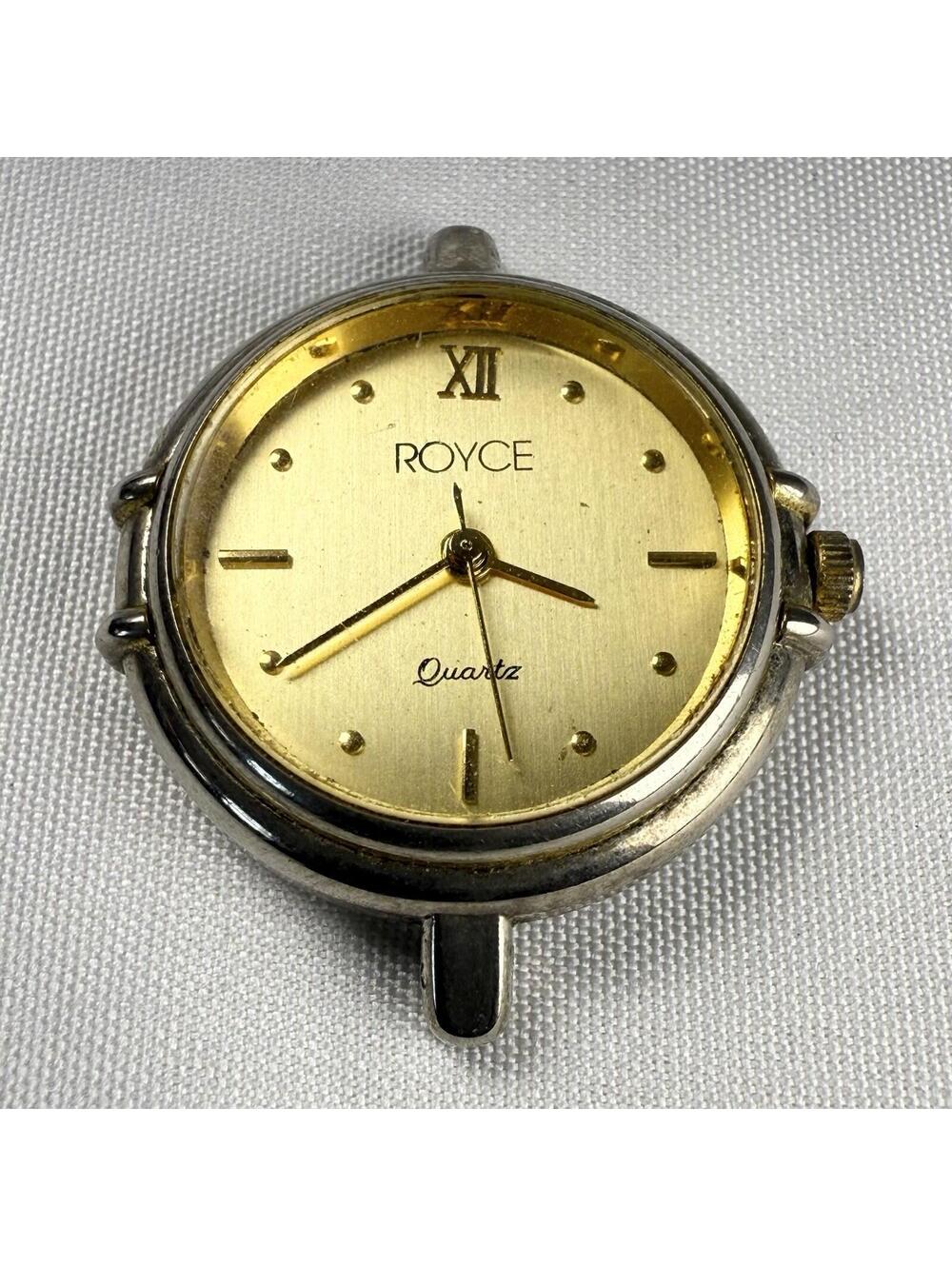 Vintage Royce Women’s Watch Head Gold and Silver